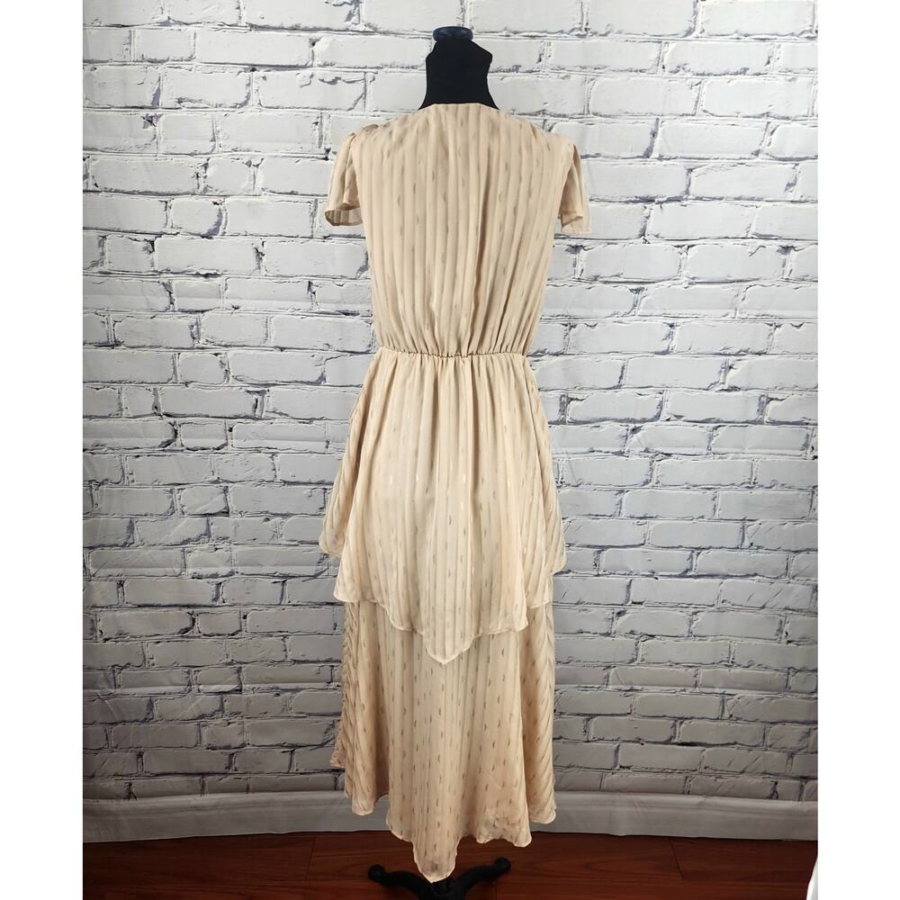 House of Harlow Revolve Dress Womens S Tiered slit Romantic Fairycore boho chic - Picture 2 of 10